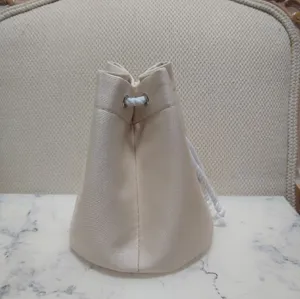 Dior Cream Drawstring Bucket Trousse Pouch Cosmetic Bag thumbnail 2