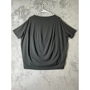 Lululemon Back In Action Short Sleeve T-Shirt Nulu Graphite Grey 14 Athleisure thumbnail 3