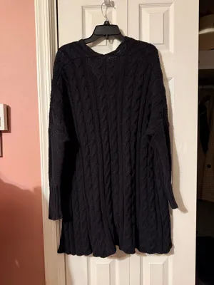 Free People Knit Sweater Oversized M thumbnail 4