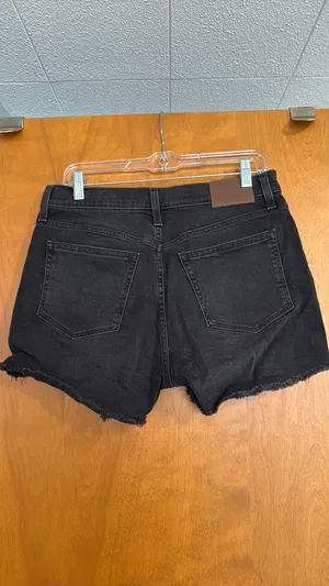 J.Crew Mercantile Black Denim Shorts STRETCH 29 thumbnail 2