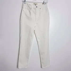 NWT Madewell The Perfect Vintage Jean In Tile White ND501 Size 25‎ thumbnail 2