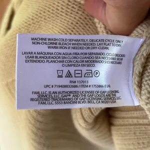 Gap Women's Long Sleeve Taupe Crew Neck Sweater Size L. NEW thumbnail 8