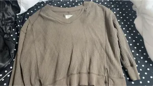 American Eagle Waffle Knit Sweater thumbnail 1