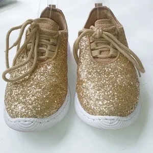 Anna 7 Gold Glitter Slip On Sneakers thumbnail 6