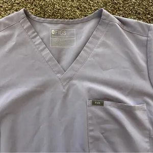 Figs Catarina One-Pocket Scrub Top lavender thumbnail 2