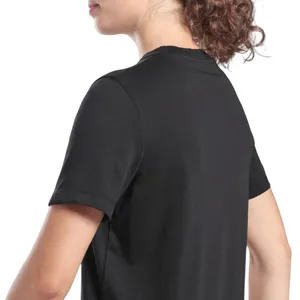NWT Reebok Womens Graphic Big Logo Tee HB2271 Black S thumbnail 3