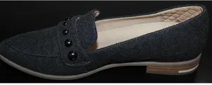 Women's Dr. Scholl's Faxon Studded Slip On Loafers Charcoal Gray Flats Size 7.5 thumbnail 3