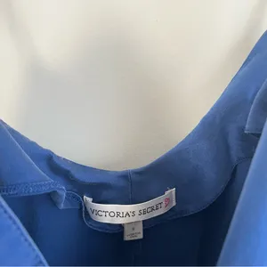 Victoria’s Secret Blue Satin Cami Slip Dress Size Small thumbnail 3