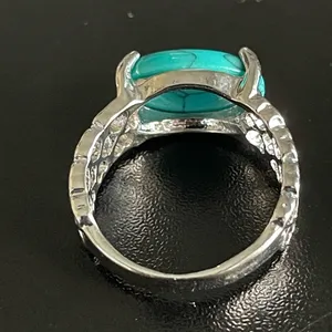 Turquoise stone S925 sterling silver ring size 7 thumbnail 4