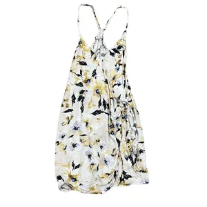 O'Neill Brandon Wrap Dress XS Multicolor Floral Summer Adjustable Straps thumbnail 4