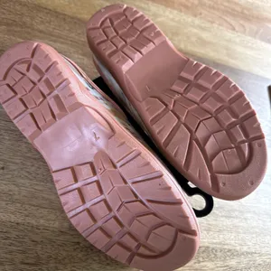 GroundWork Garden Clogs Womens 7 Chicken Print Peach Slip On Shoes Waterproof thumbnail 8