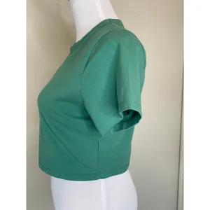 Cotton On Green Crop Top T Shirt Sz Large thumbnail 3
