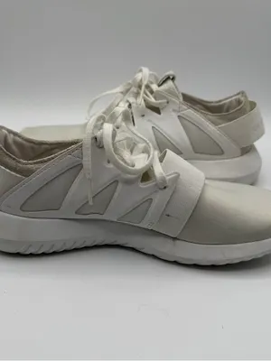 Adidas Tubular Viral Triple White S75583 Women’s 6.5 Y2K Sneakers thumbnail 5
