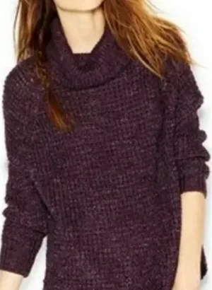 Free People Dylan Tweedy Pullover Sweater S thumbnail 1