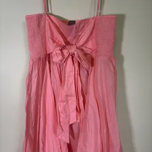 J. Crew Cotton Voile Beach Dress, Bow‎ Front, Coral Pink CoverUp Medium BU441 thumbnail 2