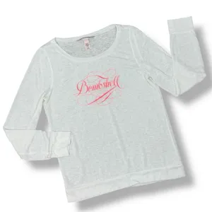 Victoria’s Secret Bombshell Burnout Slub Knit Long Sleeve Tee Shirt White‎ Small thumbnail 14
