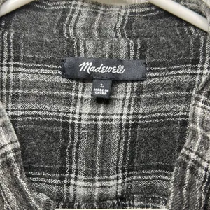 Madewell‎ Women’s Owens Plaid Terrace Lace-Up Shirt Size Medium thumbnail 7