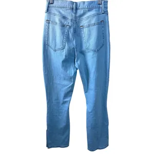 Abercrombie Curve Love Slim Straight Ultra High Rise Split Hem Size 27 Short thumbnail 3