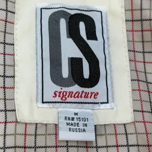 Vintage Current Seen CS Signature Hooded Anorak Jacket Womens M Cream Coastal thumbnail 3