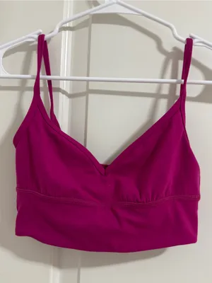 lululemon athletica Magenta Thin-Strap Bralette thumbnail 1