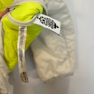 FREE PEOPLE Outta Left Field Jacket in Neon Green Size Small thumbnail 9