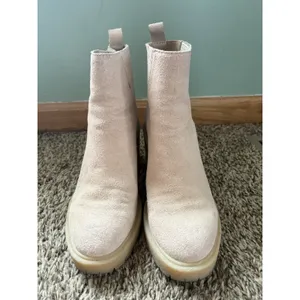 Dolce Vita Celia Women's Beige Leather Ankle Bootie Slip-On Round Toe 8M thumbnail 2