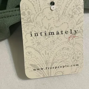 Free People Intimately Scoop Neck Crop Tank M/L Army Green Seamless NWT USA thumbnail 9