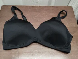 Bali Size 38D Black Cool Comfort Classic Coverage Wirefree Lined Bra 6570 thumbnail 1