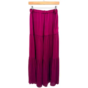 Banana Republic Womens‎ 2-Piece Satin Halter Top Maxi Skirt Set M Romantic Flowy thumbnail 7