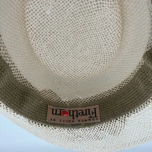 Pelican Hill‎ Golf Club Straw Hat Ribbon Flower Accent Resort Style thumbnail 11