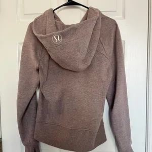 Lululemon Purple Women's Zip Sweatshirt with hood thumbnail 2