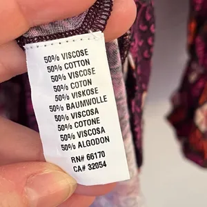 Conditions Apply Smocked Puff Sleeve Top Small Boho‎ Geometric Peplum Peasant thumbnail 8