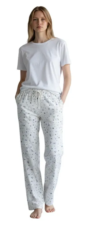 Cali 1850 Floral Linen Pants thumbnail 1