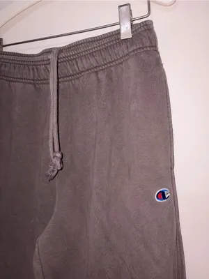 Champion  Charcoal Gray/brown Logo Sweatpants thumbnail 3