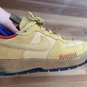Nike Airforce 1 Wild Sneakers, Wheat gold/Rugged Orange, Women's 7.5 thumbnail 8