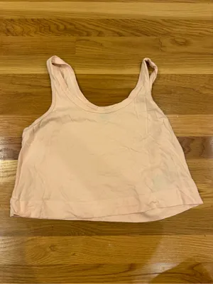 Old navy vintage cropped tank top in pink thumbnail 2
