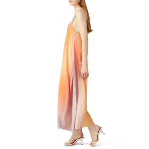 VEDA fiesta Sunset Ombré Maxi Dress Size Small‎ thumbnail 3