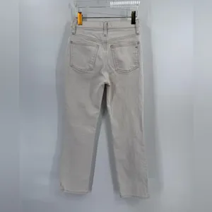 Madewell Slim Demi-Boot Jeans in Cloud‎ Lining size 25 thumbnail 4