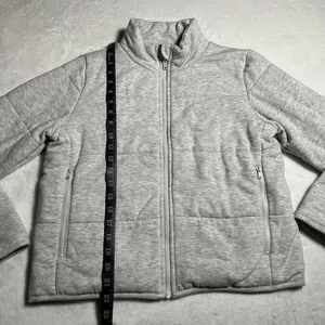 THREE DOTS Quilted Full Zip Puffer Jacket Size Small **SMALL FLAW** Winter thumbnail 8