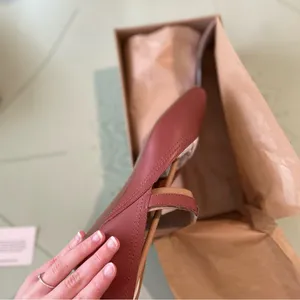 Lucky Brand Women's Albajane Mary Jane Ballet Flat Gold Accent in Henna sz 7.5 M thumbnail 8