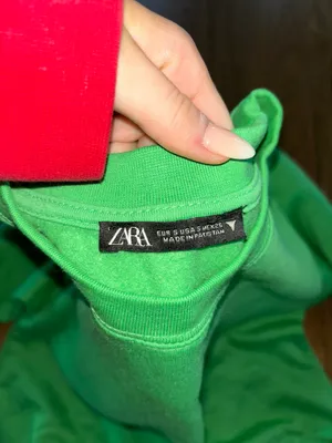 Zara Green  Crewneck thumbnail 2