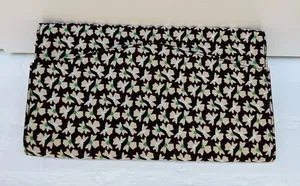 Old Navy NWOT brown/tan/green print clutch 12x7x2‎ thumbnail 1