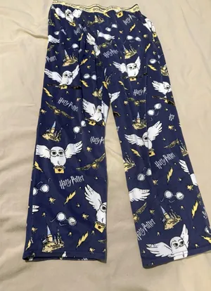 Wizarding World Harry Potter Hedwig Pajama Pants Women's Sz M 8-10 thumbnail 1