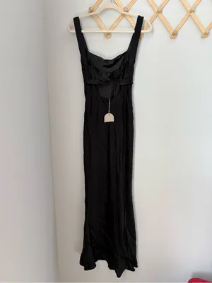 NWT Meshki Ensley Satin Maxi Dress size XS thumbnail 6