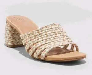 Universal Threads Women's Rachel Heels - Tan - Size 9 thumbnail 12