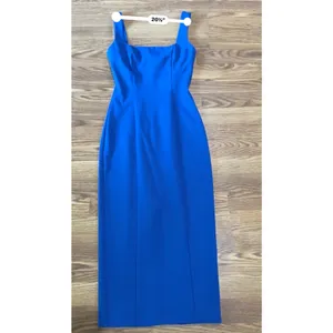 Elliatt Addilyn Bodycon Midi Dress Cobalt Blue Square Neck Chic size XS thumbnail 6