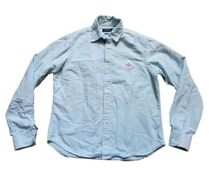 Polo Ralph Lauren Shirt Women Small Petite Paris 2024 Olympics Button Down Blue thumbnail 8