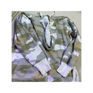 Aerie Camo Hoodie XS 100% Cotton Lounge Athleisure Green Pullover Army D45 thumbnail 9