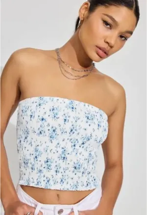 Garage Vera Smocked Tube Top thumbnail 1
