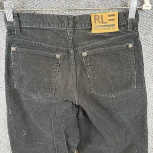 Polo Jeans Co. Ralph Lauren Women's 12 Black‎ Straight Leg Corduroy Chino Pants thumbnail 4
